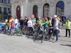 Sortie vélo avec les élus de grand Poitiers - 14 octobre 2017